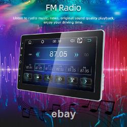 Autoradio 10.1 Pouces Carplay Bluetooth FM Simple Din Écran Tactile Lecteur MP5