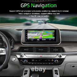 Autoradio 1DIN Android12 avec écran de 6,9 pouces, GPS, navigation SAT, Apple Carplay et lecteur FM