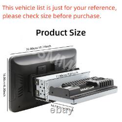 Autoradio 1 Din 10,1 pouces pour Apple Carplay, Android Auto, Bluetooth