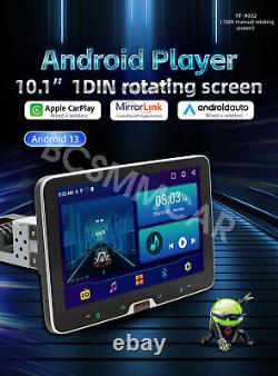 Autoradio 1 Din 10,1 pouces pour Apple Carplay, Android Auto, Bluetooth