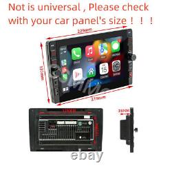 Autoradio 2DIN 8 pouces Bluetooth pour Carplay Android Auto avec caméra gratuite