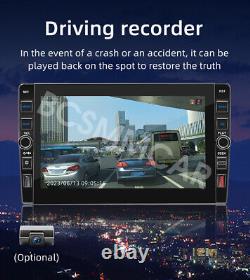 Autoradio 2DIN 8 pouces Bluetooth pour Carplay Android Auto avec caméra gratuite