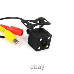 Autoradio AM FM MP5 Lecteur stéréo Bluetooth avec caméra arrière LED simple 1 DIN
