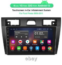 Autoradio Android 13.0 pour Ford Fiesta 2006-2011 GPS Navi FM RDS Player