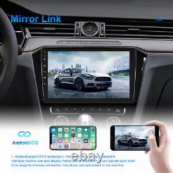Autoradio Android 9 pouces avec lecteur MP5 pour voiture, lien miroir Carplay avec micro et caméra
