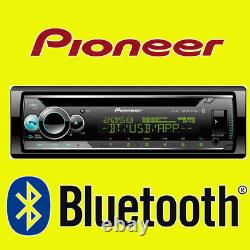 Autoradio CD USB de voiture PIONEER avec tuner stéréo, lecteur d'unité principale Android iPhone Bluetooth