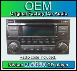 Autoradio CD de voiture Nissan avec code Bluetooth 28185BH30A AGC-0070RF