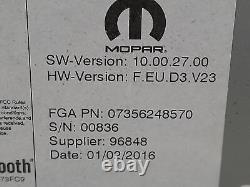 Autoradio CD stéréo FIAT 500 Mk1 2007-2024 Unité principale 07356248570