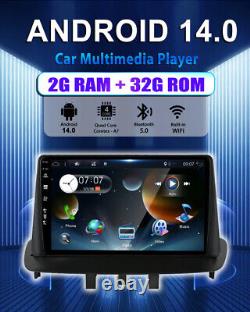Autoradio GPS Android 14 pour Renault Megane 3 2008-14 Navi DAB+32G