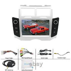 Autoradio GPS Navi 7 pouces Android 12 avec lecteur DAB pour Toyota Yaris 2005-2012