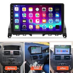 Autoradio GPS Navi Android 13 pour Mercedes Benz Classe C W204 S204 Player