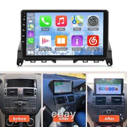 Autoradio GPS Navi Android 13 pour Mercedes Benz Classe C W204 S204 Player