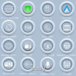 Autoradio Stéréo 1 DIN Sans Fil Apple Carplay 10.4 Rotatif + CAM
