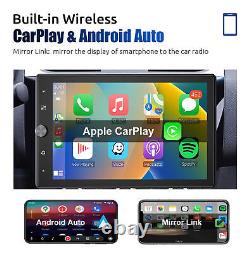 Autoradio Stéréo 1 DIN Sans Fil Apple Carplay 10.4 Rotatif + CAM