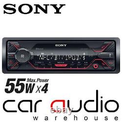 Autoradio pour voiture SONY DSX-A410BT 4x55W avec Bluetooth, lecteur MP3, radio, USB, AUX, iPod et iPhone