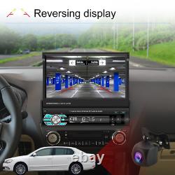 Autoradio simple DIN 7 DAB+ avec Apple Carplay, Bluetooth, écran tactile escamotable et lecteur MP5
