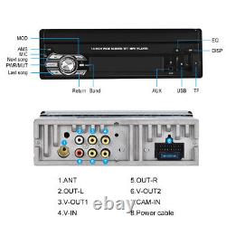 Autoradio simple DIN 7 DAB+ avec Apple Carplay, Bluetooth, écran tactile escamotable et lecteur MP5