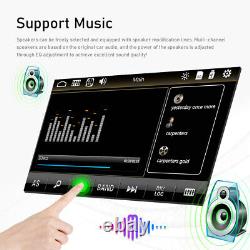 Autoradio simple DIN 7 pouces avec Android/Apple Carplay, Bluetooth et écran rétractable