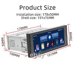 Autoradio simple Din avec Bluetooth, radio, GPS, lecteur vidéo pour CarPlay Android
