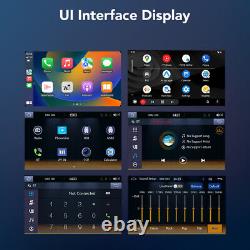 Autoradio stéréo de voiture sans fil CarPlay Android avec écran rétractable MP5 Player + caméra
