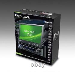 Autoradio stéréo lecteur DVD avec Bluetooth USB/SD 4 x 40W 7 LCD TFT USB Télécommande