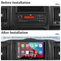 Carpuride Autoradio Android Auto de 9 Pouces Lecteur Audio MonodIN BT WIFI