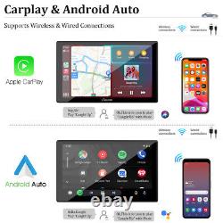 Carpuride Autoradio Android Auto de 9 Pouces Lecteur Audio MonodIN BT WIFI
