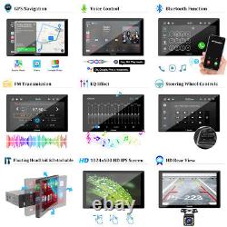 Carpuride Autoradio Android Auto de 9 Pouces Lecteur Audio MonodIN BT WIFI