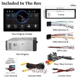 Carpuride Autoradio Android Auto de 9 Pouces Lecteur Audio MonodIN BT WIFI