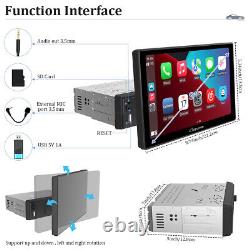 Carpuride Autoradio Android Auto de 9 Pouces Lecteur Audio MonodIN BT WIFI