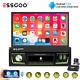 Dab+ 64g 7 Autoradio Simple Din Carplay Gps Wifi Écran Rétractable Joueur