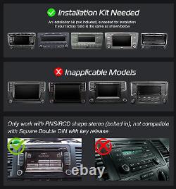 DAB+ Pour VW GOLF MK5 MK6 9 Carplay Autoradio Android 13 Lecteur GPS 2+64G