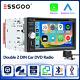 Double 2 Din Lecteur Cd/dvd De Voiture Stéréo Radio Rds Usb Compatible Apple Carplay Et Android Auto