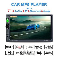 Double Din 7.0 Auto Stereo Radio Pour Apple Carplay Android Carplay Fm Lecteur Mp5