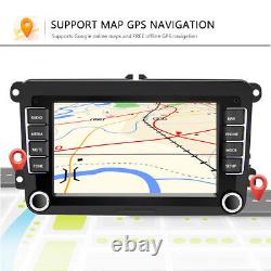 Double Din 7 Voiture Stereo Radio Android 10.0 Lecteur Gps Pour Vw Golf Mk5 Mk6 Golf