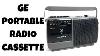 Ebay Listing Ge Portable Automatic Stop Am Fm Radio Cassette Lecteur Stéréo Modèle 3 5264a