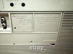 Enregistreur à cassette stéréo Toshiba Rt-S93 avec radio et lecteur de cassettes - Puissance confirmée Rm-93 Showa