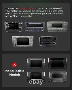 Eonon VWA13 Stéréo Radio Auto Android 13 Car Play pour VW Golf Tiguan Seat Passat