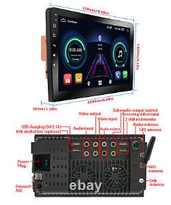 Essgoo 2 Din 9 Voiture Android 10 Stéréo Radio Lecteur Gps Wifi Bt Chef D'unité +camera