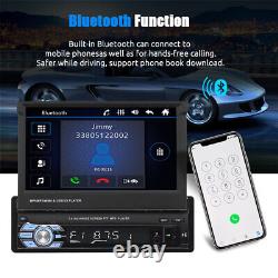 Essgoo 7 Pouces Voiture Stereo Radio Flip Out Mp5 Lecteur Bluetooth Fm Gps Nav Sd 1 Din