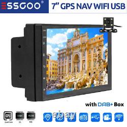 Essgoo 7 Voiture Radio Dab+ Usb Gps Bt Android Lecteur Stereo 2 Din Touch Screen Cam