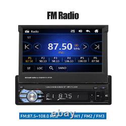 Essgoo 7 Voiture Stereo Radio Mp5 Lecteur Bluetooth Écran Tactile Fm Gps Nav Sd 1 Din