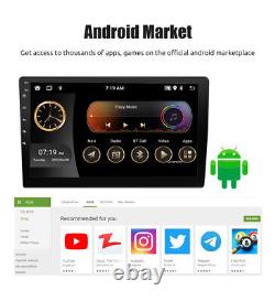 Essgoo 9 Pouces Double 2 Din Android 11 Autoradio Stéréo Avec Bluetooth Sat Nav Fm
