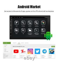 Essgoo Dab+ Android 10 2 Din Voiture Stereo Audio Mp5 Lecteur Gps Touch Caméra D'écran
