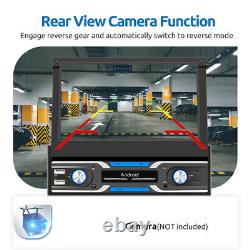 Essgoo Single 1 Din 7 Voiture Stereo Radio Android10 Bluetooth Flip Out Gps Player