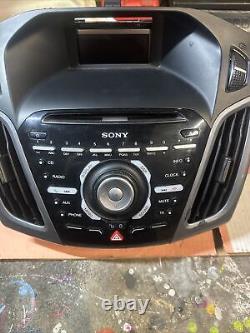 Ford Focus Mk3 Radio Sony Dab Stéréo Lecteur CD & Affichage Bm5t-18c815-xf (b10)