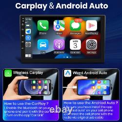 GPS+ Android 12.0 Carplay 10 pour Golf 7 2013-2017 Autoradio Stéréo Lecteur DAB+