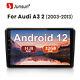 Gps Sat Nav Android11 Pour Audi A3 2003-2012 S3 Rs3 9car Radio Stéréo Bt Lecteur
