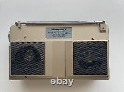 HANIMEX HSP 2700 Lecteur de cassettes radio stéréo vintage avec système de haut-parleurs intégré