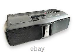 Hitachi CX-200W Stéréo Boombox Lecteur CD Radio FM MW LW Vintage Rétro